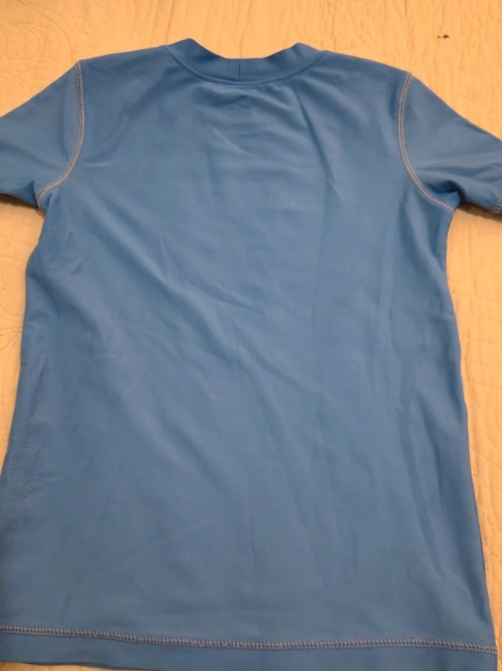 Primary Light Blue Rash Guard Top - Picture 6 of 10